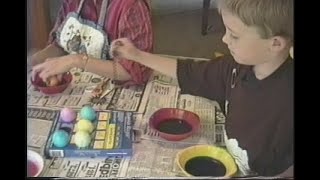 1992: Coloring Easter Eggs