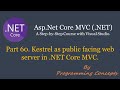 Part 60. Kestrel as public facing web server in .NET Core MVC | ASPNETCORE Hosting Models |
