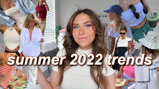 SUMMER 2022 FASHION TRENDS + MY CLOTHING ESSENTIALS! | what you *need* for summer 2022