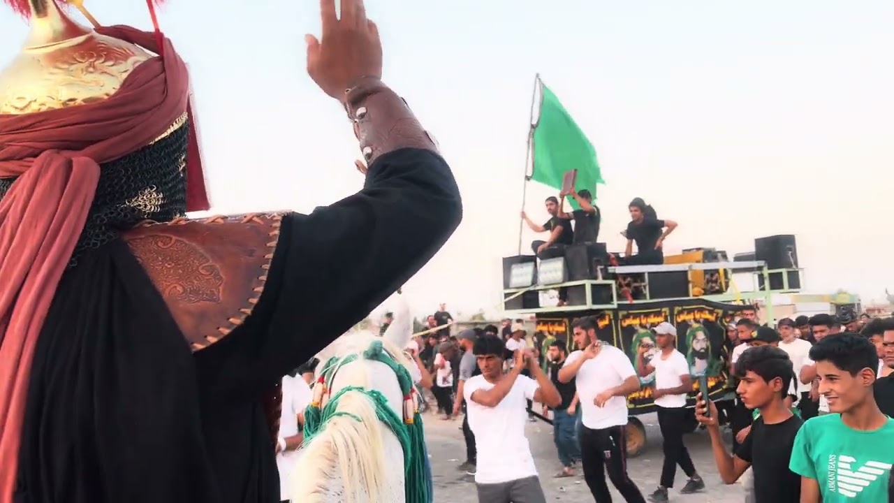 استعرض موكب اهالي ناحية شيخ سعد محافظة واسط يوم السابع من محرم