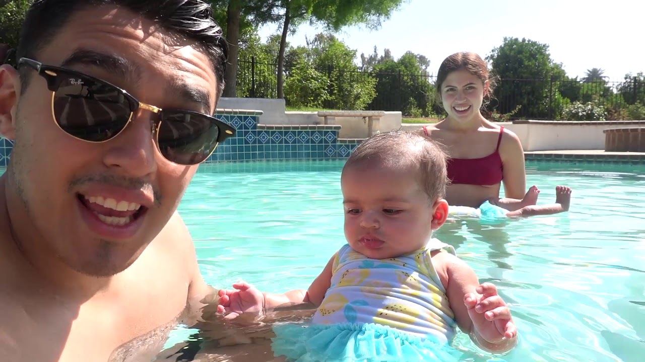 Babies First Swim Class!!! YouTube