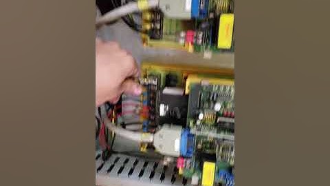 Z Axis Servo and Cable Inspection
