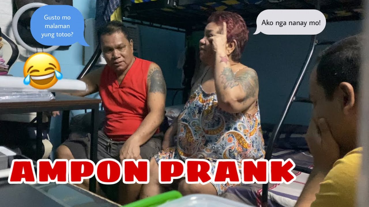 AMPON PRANK KAY MAME AND PAPU (galit na galit si mame)