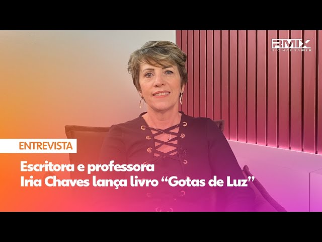 Escritora e professora Iria Chaves lança livro “Gotas de Luz”