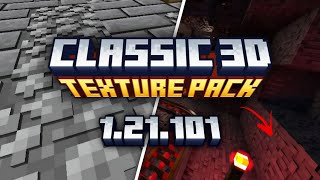 Classic 3D Texture Pack For MCPE 1.21+ | Minecraft 3D Texture Pack 🔥 screenshot 1