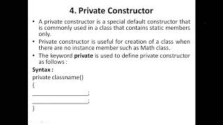 C# - Constructor Part2