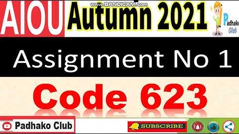 ⏩ AIOU Code 623 Solved Assignment No.1 Autumn 2021 || Level: M.ED/MA Education