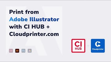 Print from Adobe Illustrator with CI HUB + Cloudprinter.com