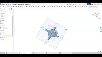 Onshape tutorial using the Rollback Bar