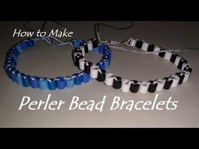 DIY Fish or Fruit Perler Bead Stretch Bracelet