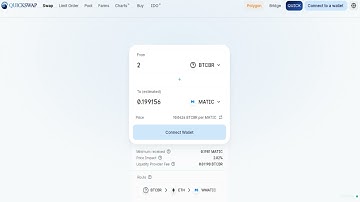 How to Buy BitcoinBR Token (BTCBR) on Polygon (Matic) Network Using QuickSwap On MetaMask Wallet