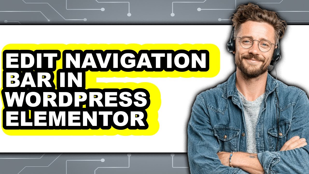 How to Edit Navigation Bar in Wordpress Elementor (easy Method) - YouTube
