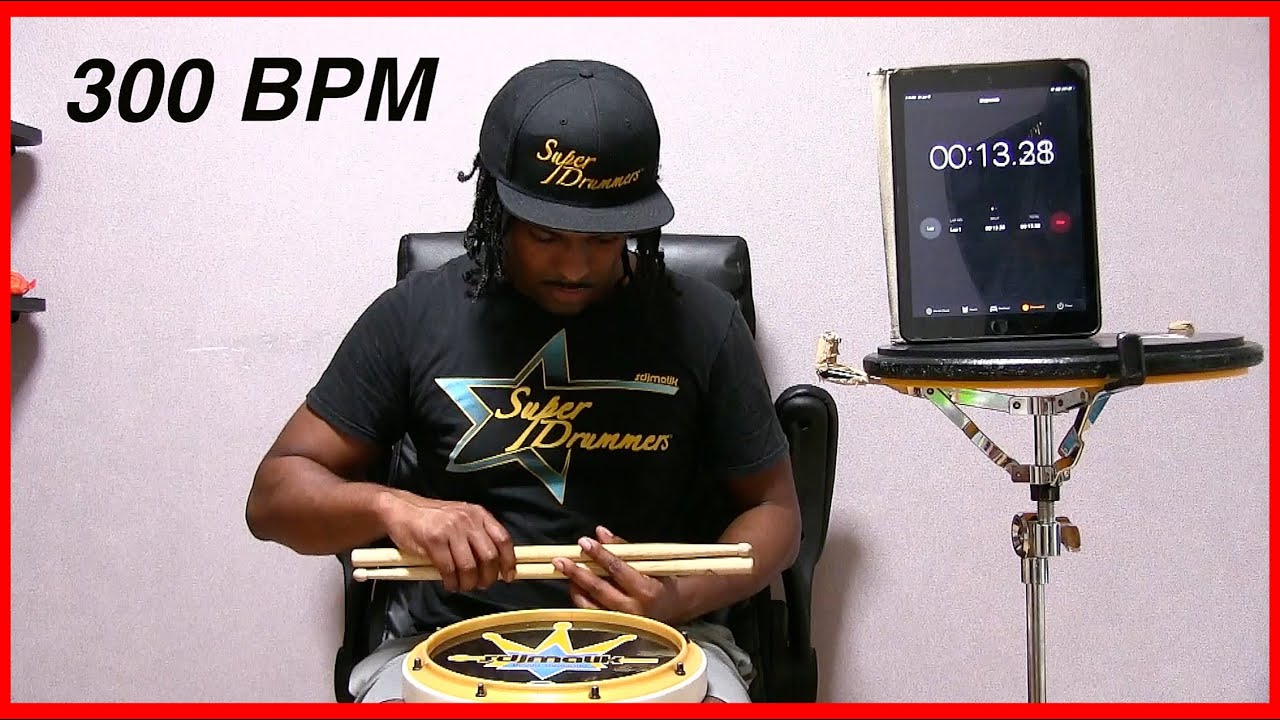 IMPOSSIBLE 300 BPM PARADIDDLES