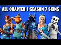 ALL Season 7 Skins in Fortnite! (Chapter 1)