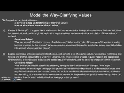 Clarifying Values
