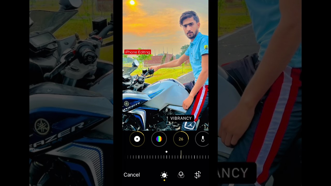 iPhone sun ⛅️ Photo editing ￼and colourgrading 