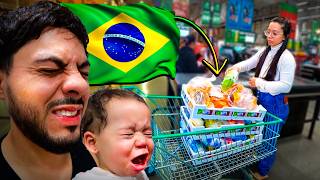 TENTEI FAZER A COMPRA DO MÊS COM POUCO DINHEIRO😢 COMPREI QUASE NADA !