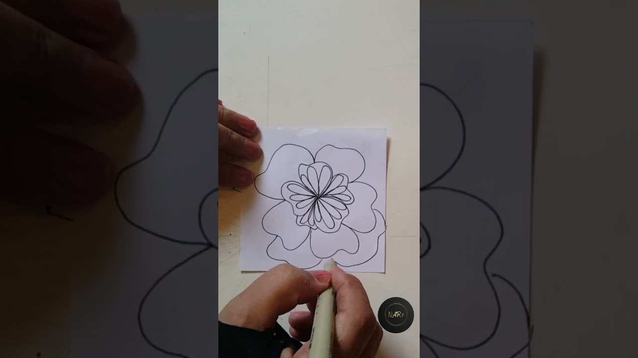 Beautiful Easy  doodle art for beginners by @paintwithnart