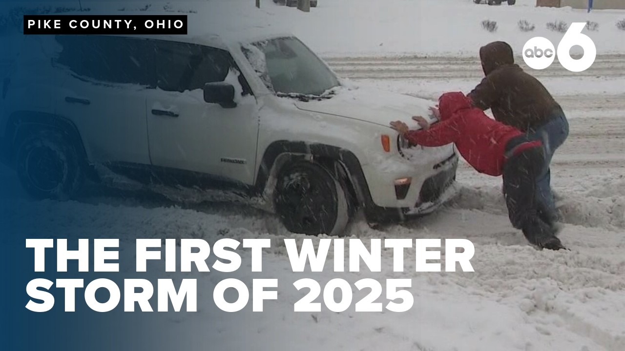 First winter storm of the year blankets Pike County - YouTube