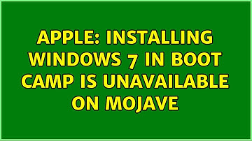 Apple: Installing Windows 7 in Boot Camp is Unavailable on Mojave (3 Solutions!!)