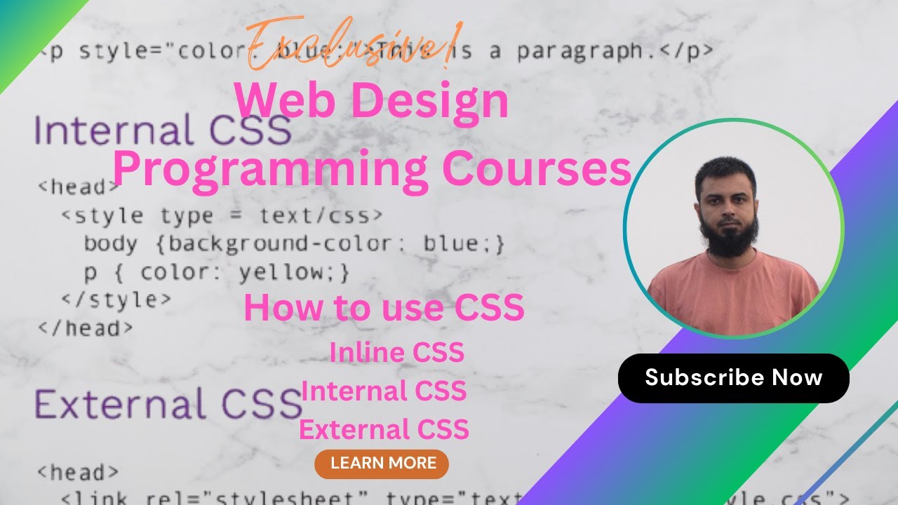 07 How to Use CSS in HTML & Web Development - YouTube