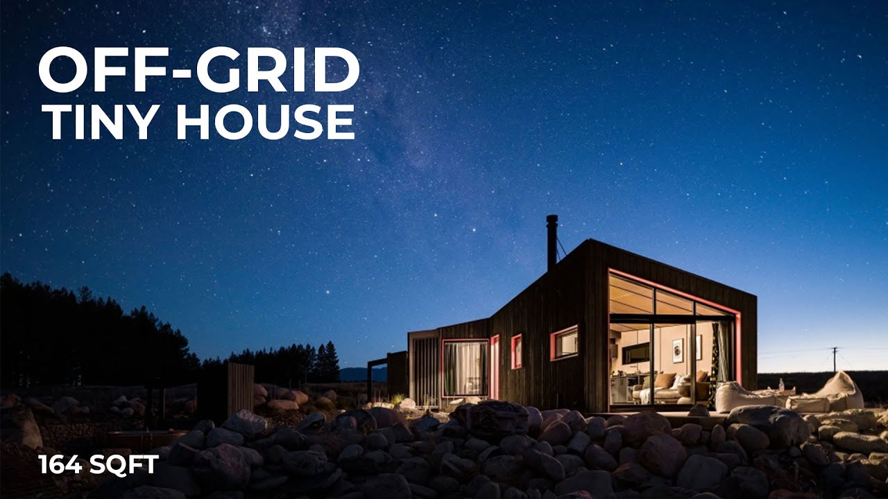 MODERN OFF GRID TINY HOUSE IN New Zealand