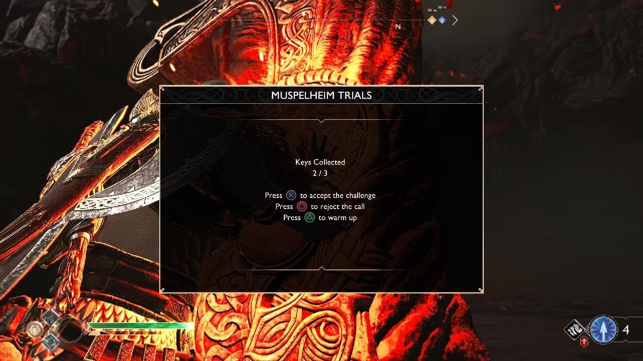 God of War muspelheim trial 1 impossible