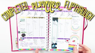 Agendio Completed Planner Flip Through: Re-live the Descent into 2020!