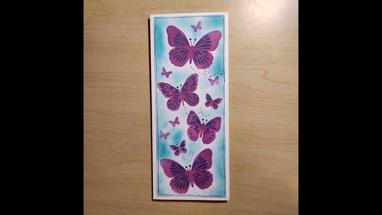 Butterfly Embossing Folder and Stencil Pack - YouTube