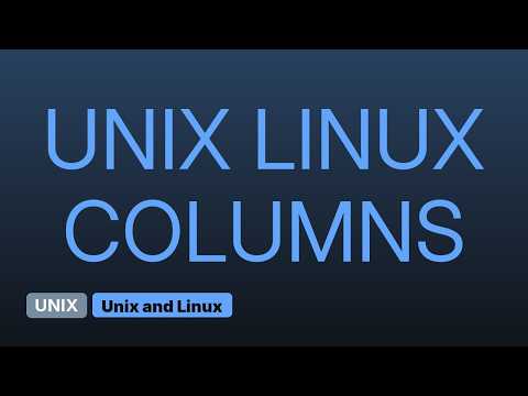 Unix & Linux: Make `column` use a single space as column separators in output (2 Solutions!!)