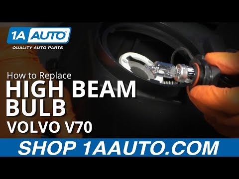 How to Replace High Beam Bulb 00-07 Volvo V70
