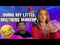 Doing My Little Brother’s Makeup
