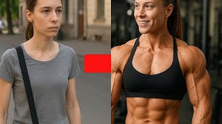 From Skinny To Super Muscular - Russian Girls Incredible Gym Transformation