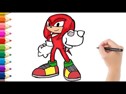 Como Dibujar Knuckles de Sonic / How to Draw Knuckles from Sonic - thptnganamst.edu.vn