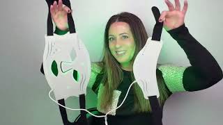 Check Out This infrared red light therapy LED Skin Care Mask - for face AND NECK!