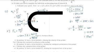 NCEA L2 Mechanics Problem Set 2023   Circular Motion Q1 Video Answer
