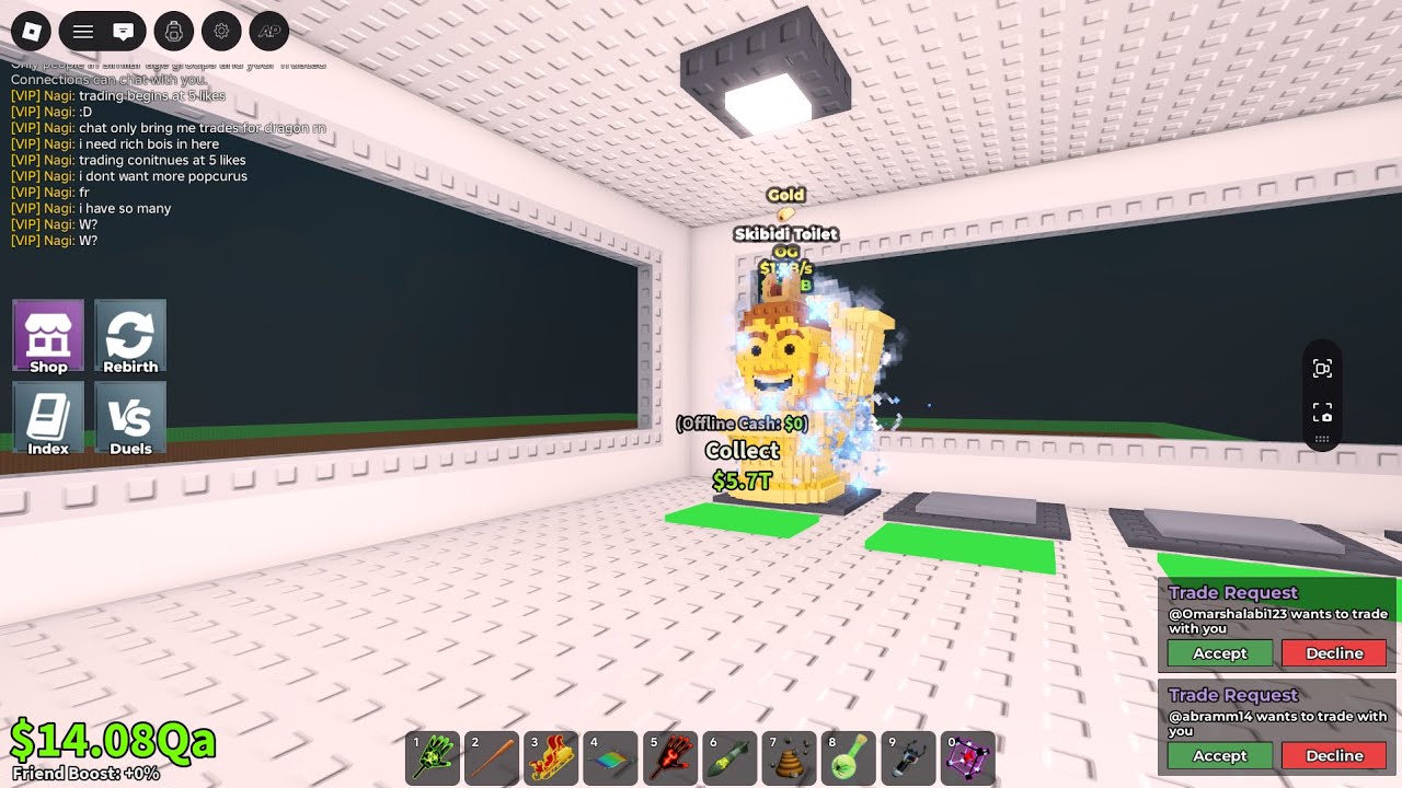 Admin abuse live🛑 STEAL A BRAINROT