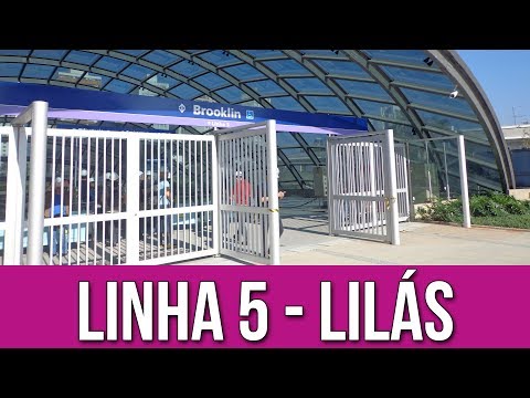 Obras da Linha 5 - Lilás - Estações Brooklin e Borba Gato
