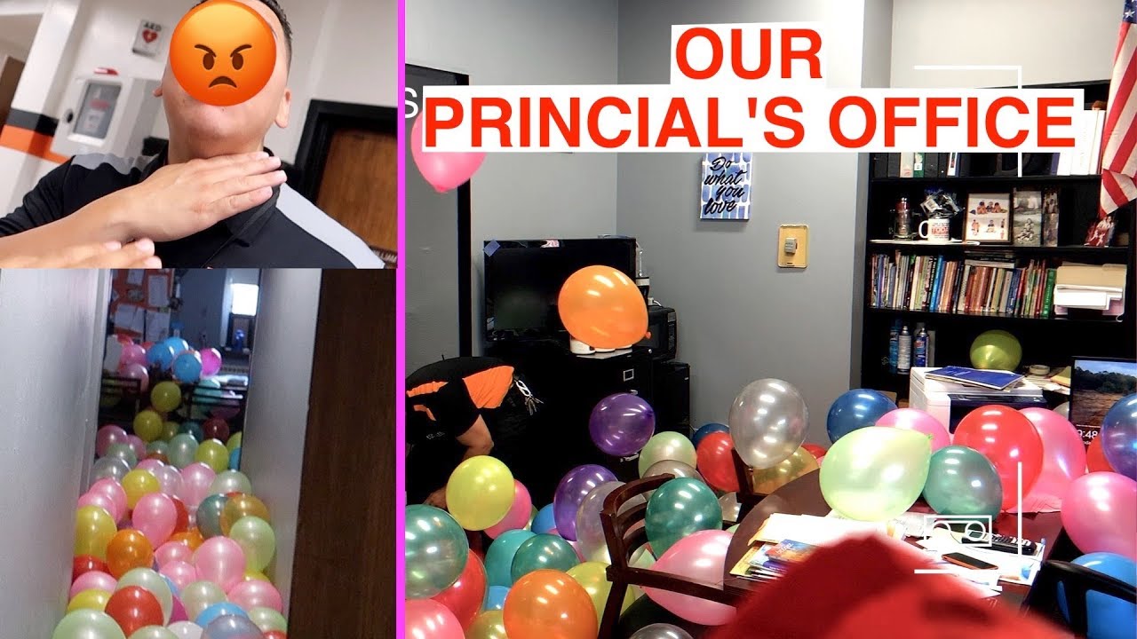 Students Fill Principal Office 1000 Balloons Hs Prank Wars