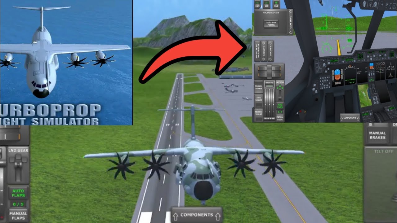 Turboprop Flight Simulator ( 5 star ⭐⭐)