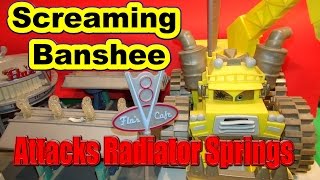 Pixar Cars Screaming Banshee Destroys Radiator Springs Lol