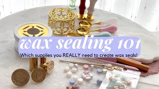 Wax Sealing 101 part 1  The Supplies You Really Need To Create Wax Seals