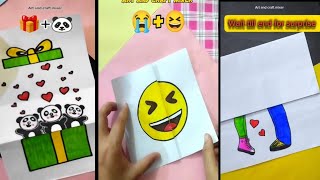 Diy paper craft ideas /Miniature craft / Mix emojis crafts /School hacks /Easy ctaft / Mini craft