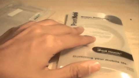 PointMobl Screen Protector For iPod Touch 4g Unboxing