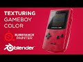 Lets Texture a Gameboy Color in Substance Painter and Blender