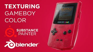 Lets Texture a Gameboy Color in Substance Painter and Blender screenshot 4