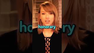 When Taylor Swift Got DOCTOR Degree 🎓