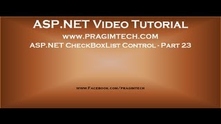 Asp.net checkboxlist control   Part 23