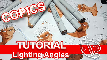 Tutorial: Copic Marker Skin Coloring [Lighting Angles]