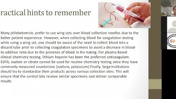 CAHO Webinar : Pre Analytical Errors & its solutions in clincal practice by Dr. Mrinalini Patwardhan